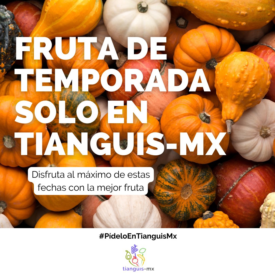 La #frutadetemporada la encuentras en <a href="/MxTianguis/">Tianguis-mx</a> 🍎🍐🍌🍇🥑directo de los mercados locales con la calidad y frescura que ya conoces #adomicilio✨
 #comerciojusto #masfacil  #delivery #octubre
