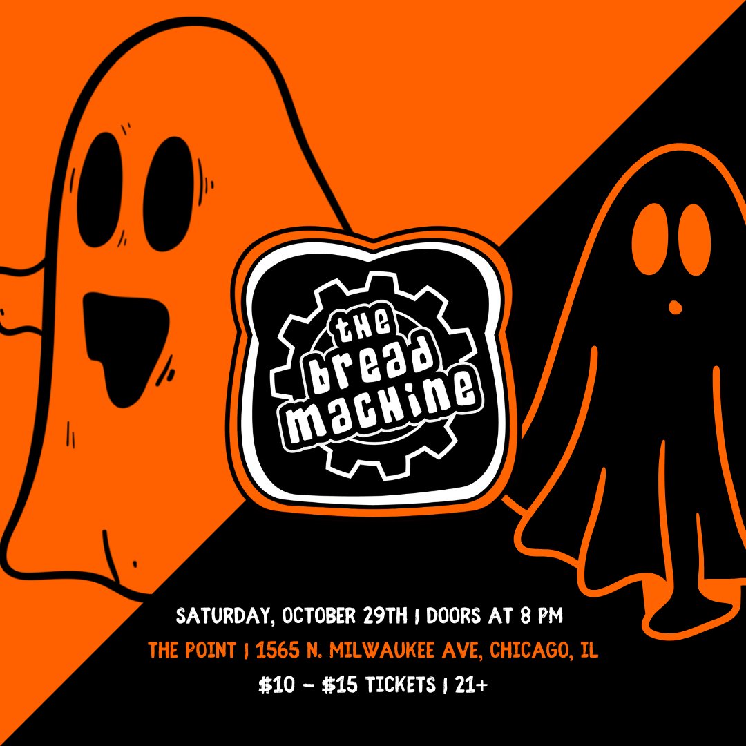 🍞🎃Just Announced!🍞🎃

Chicago’s 90s/2000s rock cover band, <a href="/TheBreadMachine/">The Bread Machine</a>, is bringing the party to The Point on October 29th! Tickets are on sale now!

🎟️: bit.ly/3CEfnHU