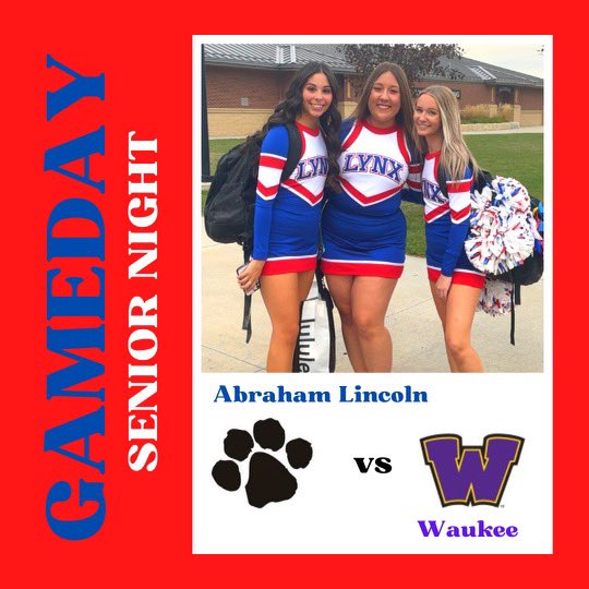 alhslynxdance's tweet photo. It’s Game Day! Come on out to The Wick and support the Lynx at their last home game of the season! Senior Night starts at 6:30! We’re excited to recognize our amazing seniors @hannahdillehay, @aubs_stark, and @mag_stiles! https://t.co/0X1R66ujPw