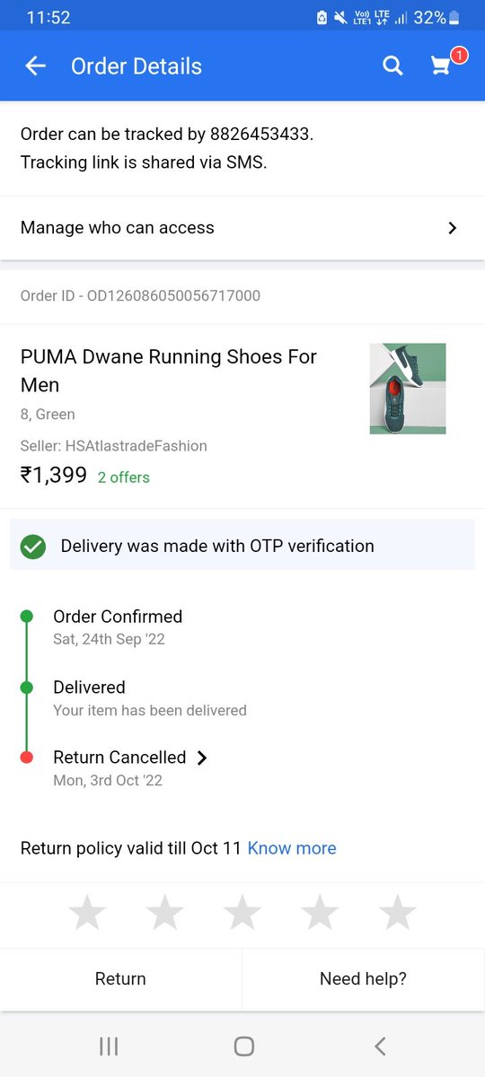 strugglllll's tweet photo. @flipkartsupport Dear @Flipkart i have order one pait of shoes at the time #bbd now I want to replace the product as i have recived a wrong product.  I have tried many time to refund, replace, and exchange  but you dined the further proceedings. 
Why these kind of unfair trade? https://t.co/v9WAM6ldxb