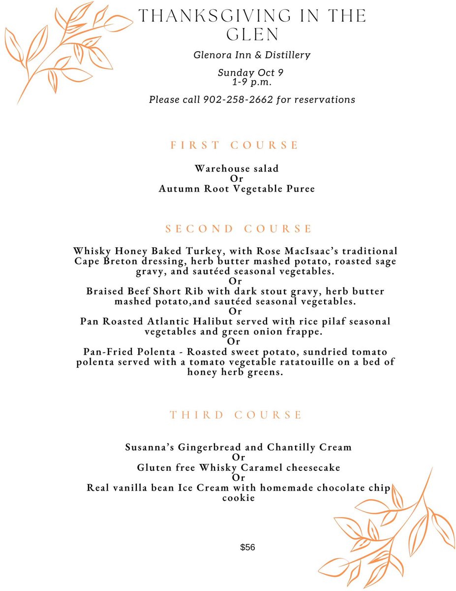 GlenBreton's tweet photo. Thanksgiving in the Glen- Glenora Inn and Distillery #capebreton #explorecb @halifaxchamber https://t.co/bmiAzstIWX