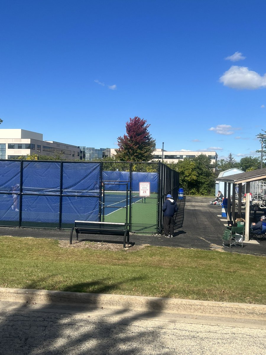 GoMHS_Athletics's tweet photo. Mundelein hosting the #NSC Girls Tennis 🎾 Invitational today at 3 sites. #Giddyup @MunMustangsGT Good Luck Mustangs @MundBoosterClub https://t.co/tXksT8uICK
