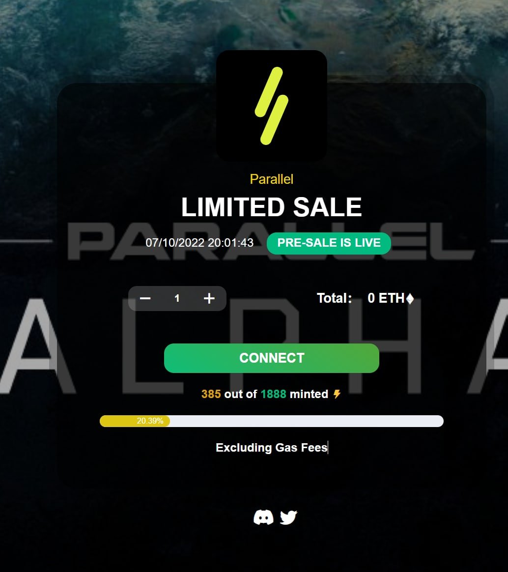 ParallelTCGC's tweet photo. 🚨 Because of the bear market 🚨

🎁 We're giving away 100 WL spots🎁

🚀 WL＝freemint 🚀

📣 Quick Minting  if you are mentioned by us (only 100 NFTs for Twitter members) 📣

🔗 https://t.co/jEGQuSErpw
24h... ⏳ https://t.co/8p9JfuwHbL