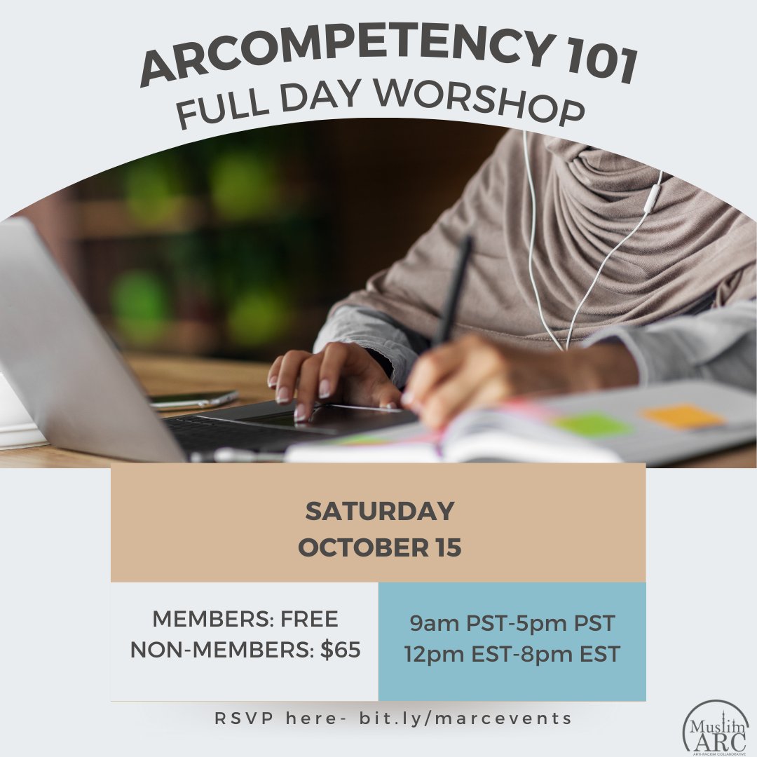 Are Tuesday workshops not working with your schedule? Do you still want to earn an ARCompetency certificate for FREE? We got you! 
On Saturday, October 15, we will be hosting a full day workshop from 9am PST-5pm PST (12pm EST-8pm EST).  bit.ly/OCTArcompetenc…