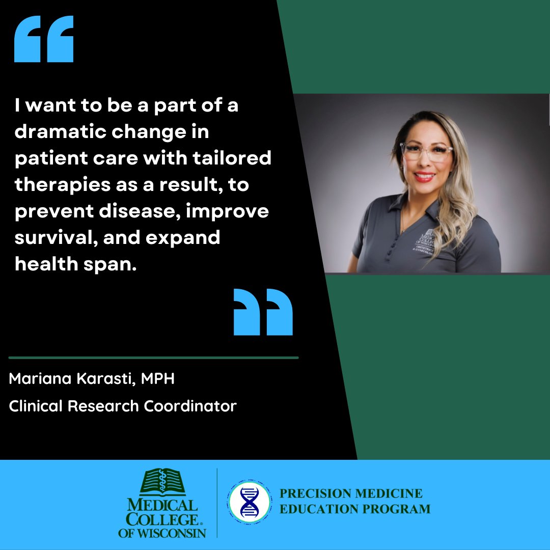 MCW Precision Medicine MS Degree & Certificate tweet media