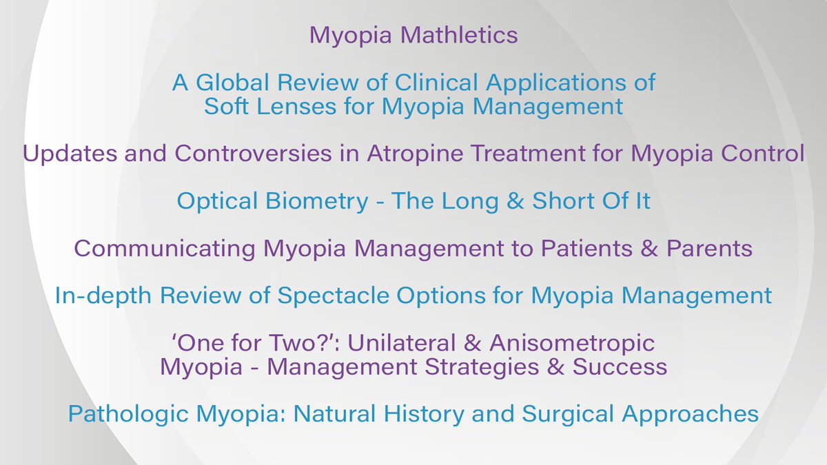 Global Myopia Symposium tweet media