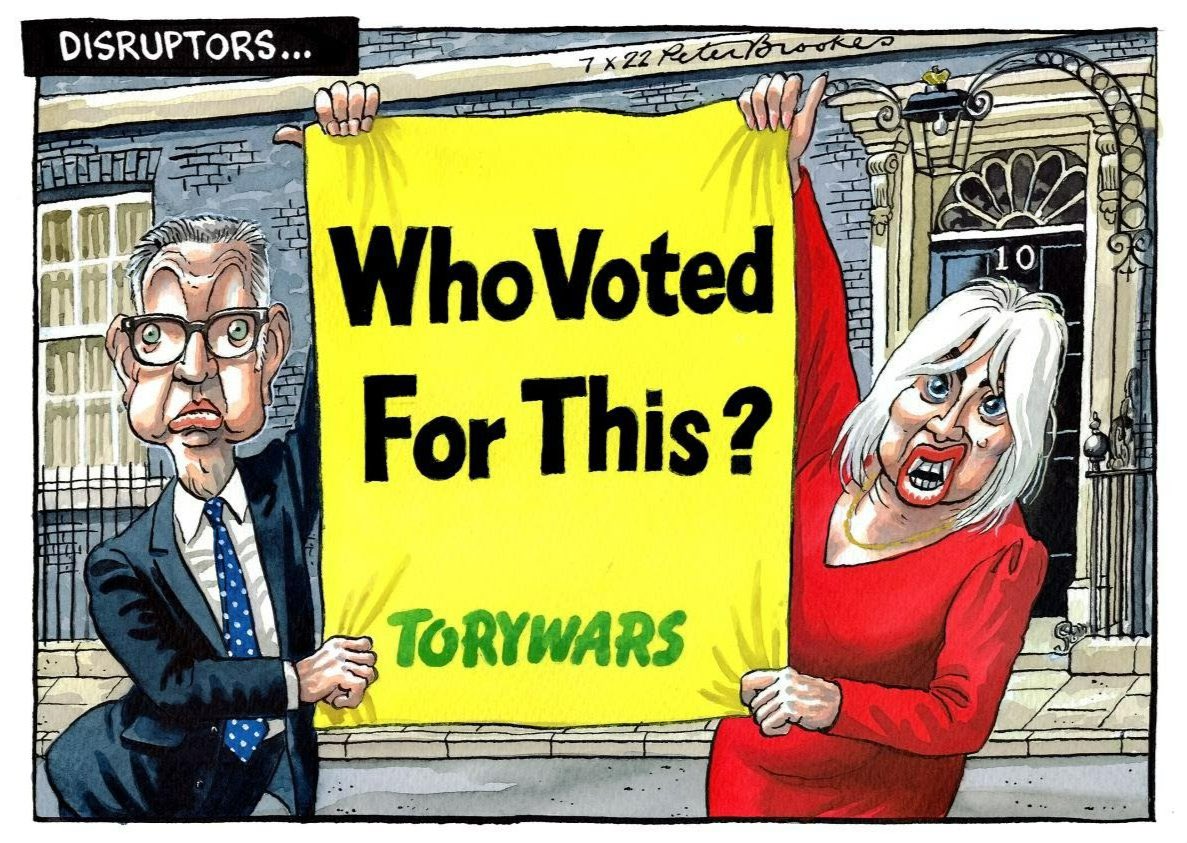 TedUrchin's tweet photo. A Tory friend sent me this from the Times.
It wonโt be long until there is open warfare amongst the Tory ranks, if thatโs not the case already.
#TerminalTories
#TerminalTruss https://t.co/yUU8HJ3UVU