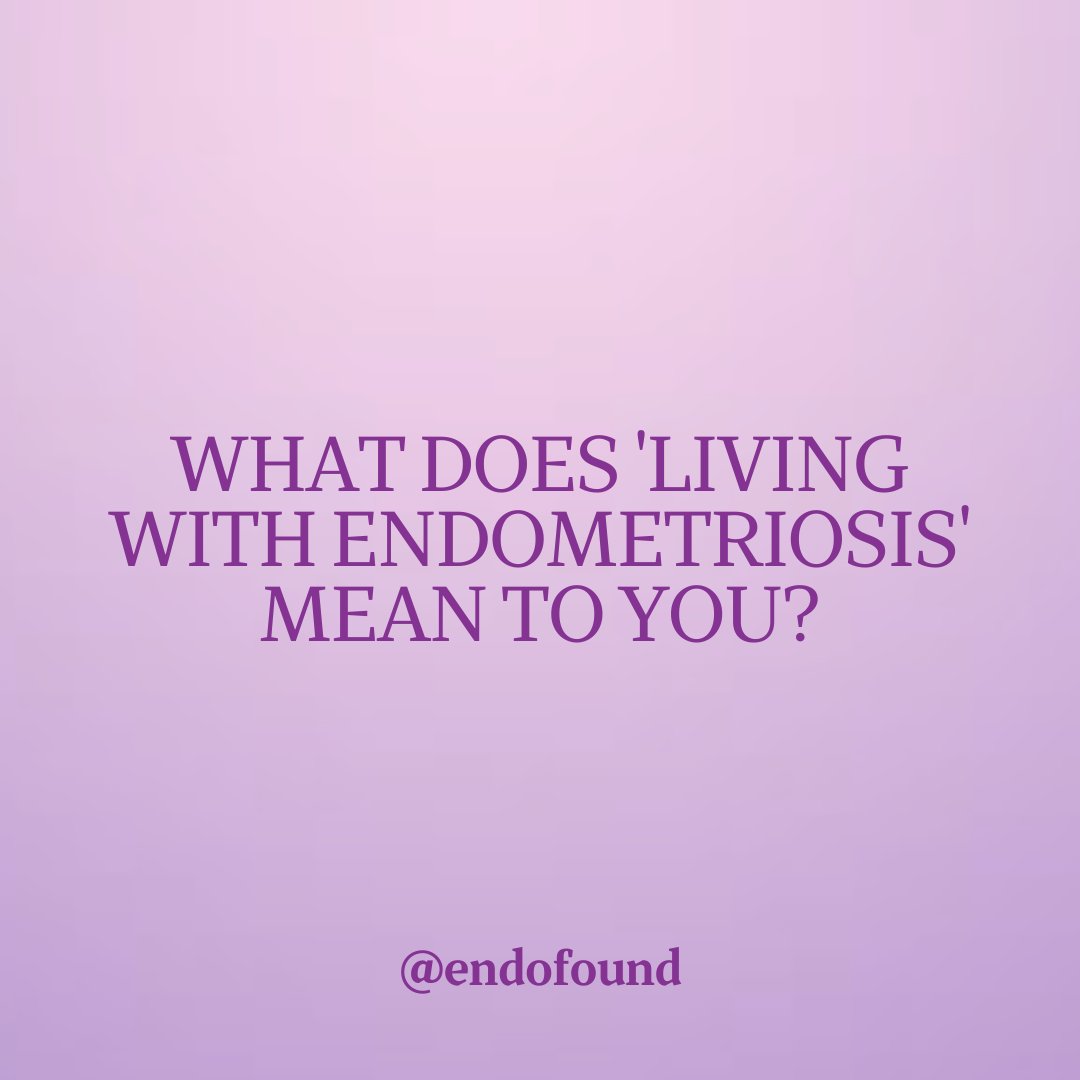 Endofound's tweet photo. Each #endowarrior's journey is different. What does living with #endometriosis mean to you? https://t.co/a6M9ViiGmu