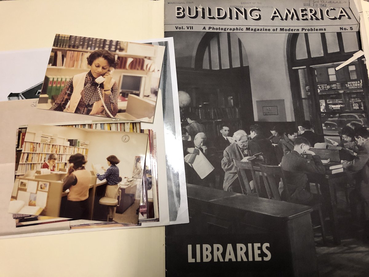ALA_Archives's tweet photo. What's in #ArchiveBox 19? These images of library services from series 18/1/57, Box 19, Folder: Libraries - United States! https://t.co/9mqiNuBGfb
