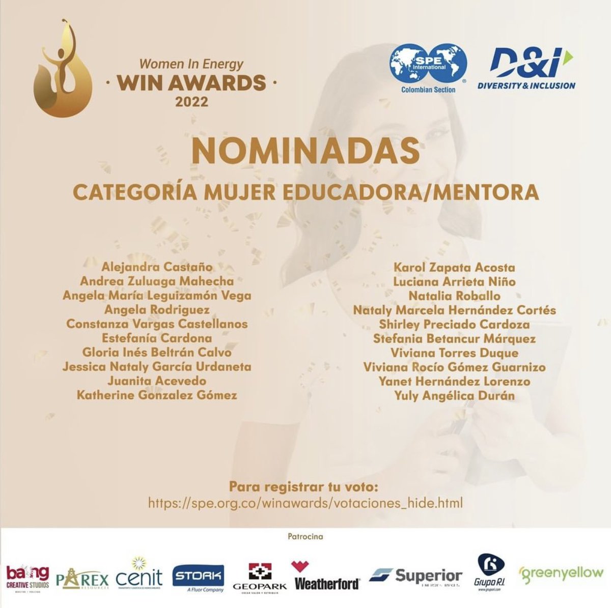 ⚠️ Vota aquí por nuestra Profesora <a href="/karo_acosta/">Karol Zapata Acosta</a> 👩‍🏫

➡️ spe.org.co/winawards/vota…