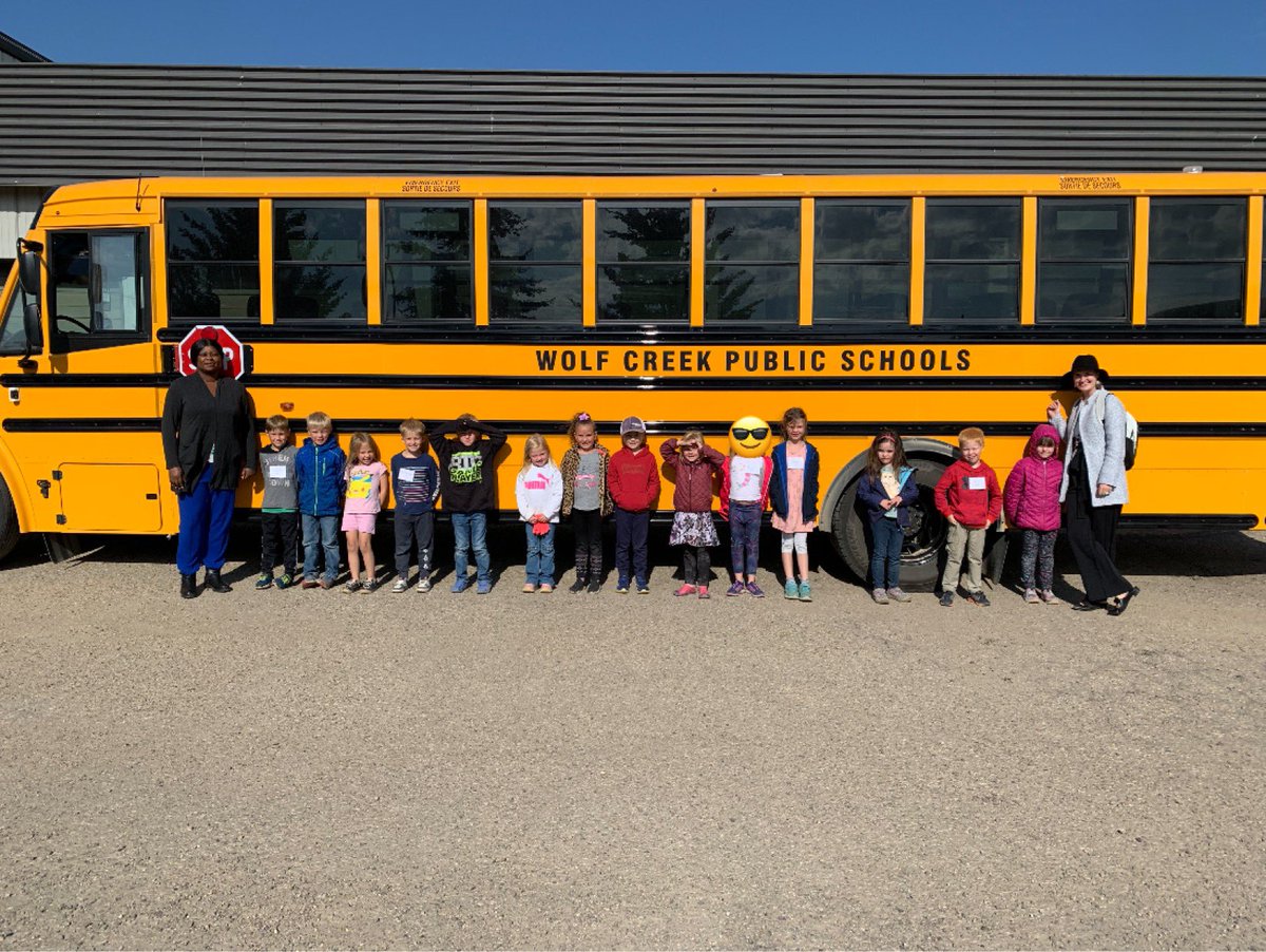 A presentation on bus safety and then we even got to go for a ride! 😎 <a href="/EJSMSchool/">Ecole J S McCormick</a>