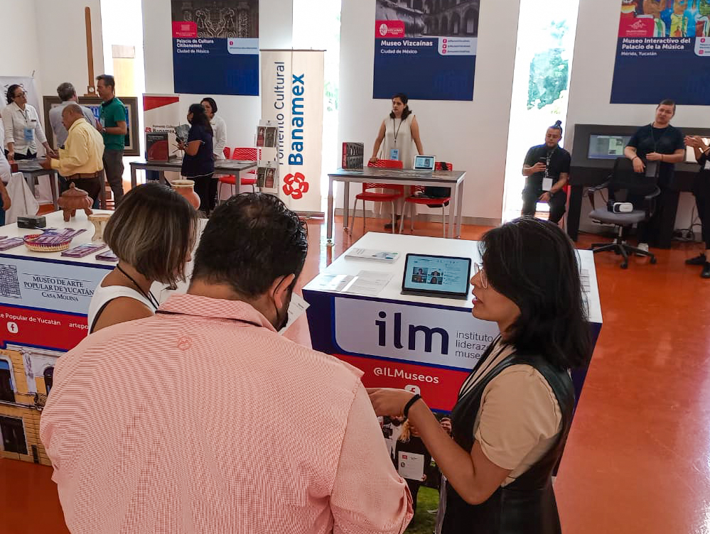 ILMuseos's tweet photo. Estamos en el "Festival de Museos 2022. Conocimiento, experiencias y descubrimiento: más allá de la mediación". Un encuentro organizado por el @ICOMMx, la @SedecultaYuc y la Red de Museos de Yucatán.
¡Acércate a nosotros y sé parte de la comunidad de #LíderesCulturalesILM! 😉 https://t.co/ZajU4rBODQ