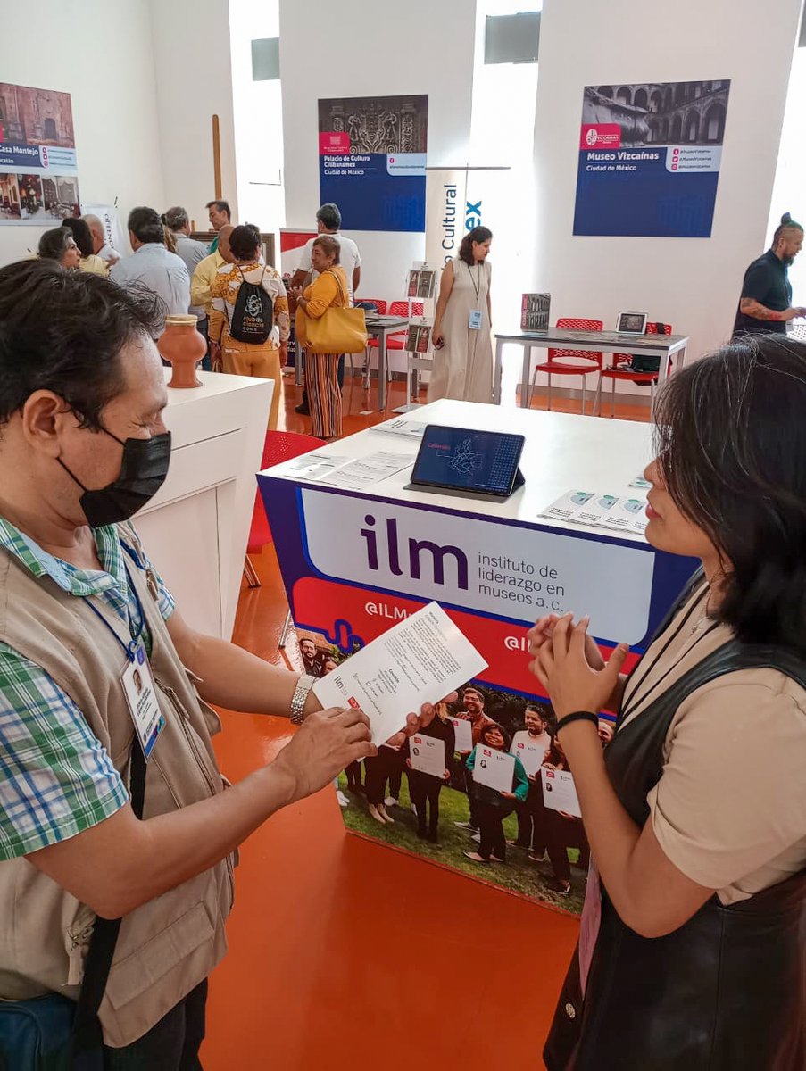 ILMuseos's tweet photo. Estamos en el "Festival de Museos 2022. Conocimiento, experiencias y descubrimiento: más allá de la mediación". Un encuentro organizado por el @ICOMMx, la @SedecultaYuc y la Red de Museos de Yucatán.
¡Acércate a nosotros y sé parte de la comunidad de #LíderesCulturalesILM! 😉 https://t.co/ZajU4rBODQ