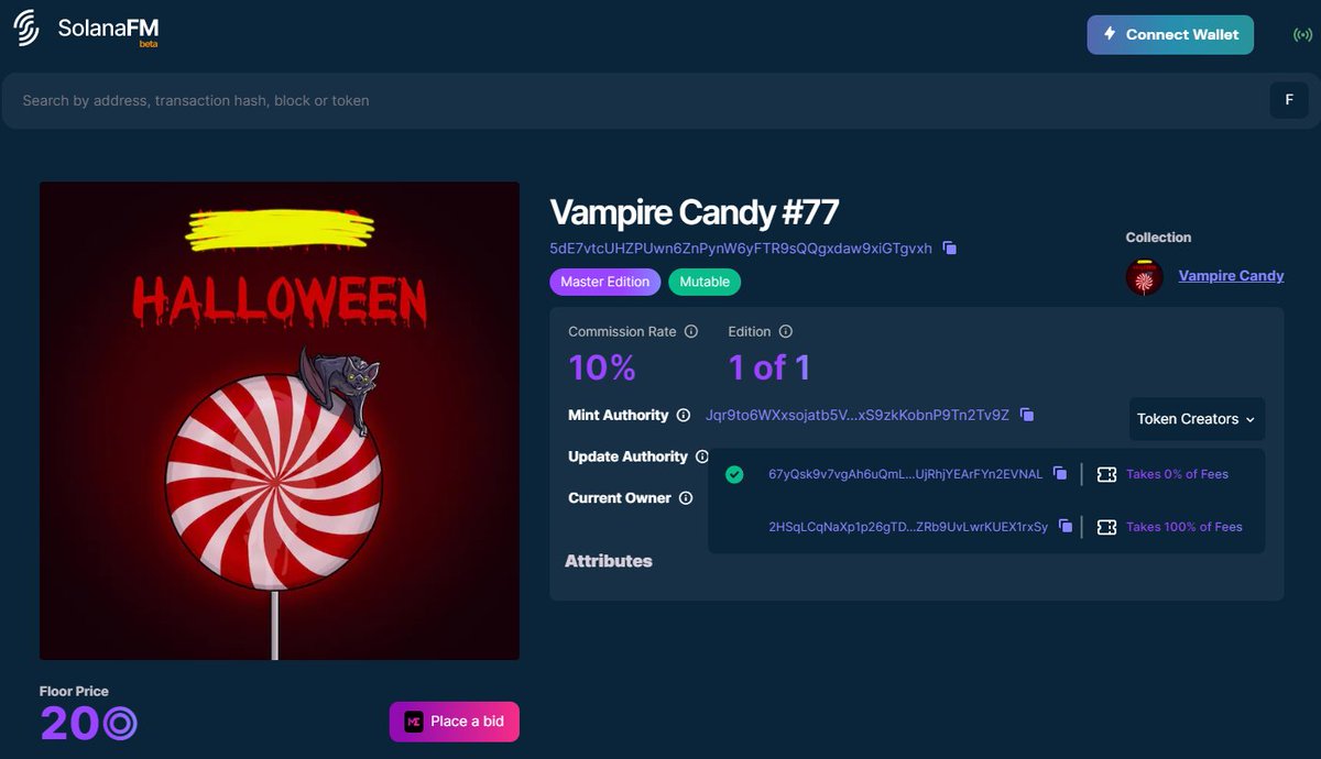 CrypticZK's tweet photo. @AligatorInvesti @arsenaharonyan Wallet 2HSqLCqNaXp1p26gTDwNoC4xtgZRb9UvLwrKUEX1rxSy is actually the royalty wallet for the coffins + vampire candy + sodead + purified sodead https://t.co/9z0b9zNO1Z