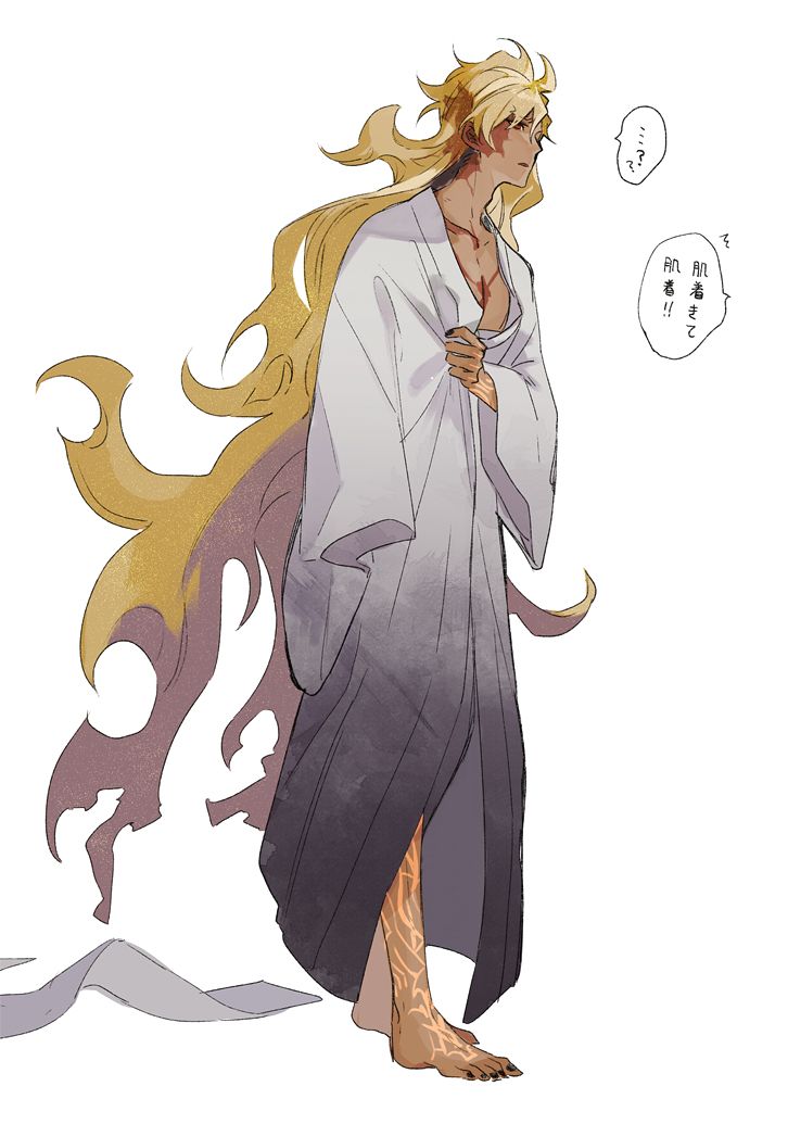 Goetia when <a href="/AlterEgothighs/">Meltryllis 🩰</a> talks mad shit but he knows she's still gonna bounce that ass and drain his balls regardless.