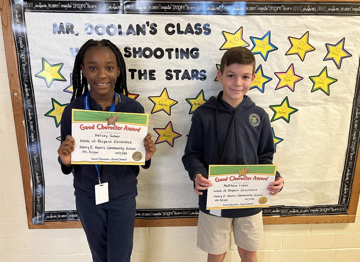 Henry Harris School (@hehhawks1) on Twitter photo Our school knows respect begins with us! Teachers nominated students who have displayed peer excellence during the Week of Respect. Ms. Drew awarded the nominees with a Good Character Award! ⭐️🏆 <a href="/BayonneBOE/">BayonneBOE</a> Our school knows respect begins with us! Teachers nominated students who have displayed peer excellence during the Week of Respect. Ms. Drew awarded the nominees with a Good Character Award! ⭐️🏆 <a href="/BayonneBOE/">BayonneBOE</a>
