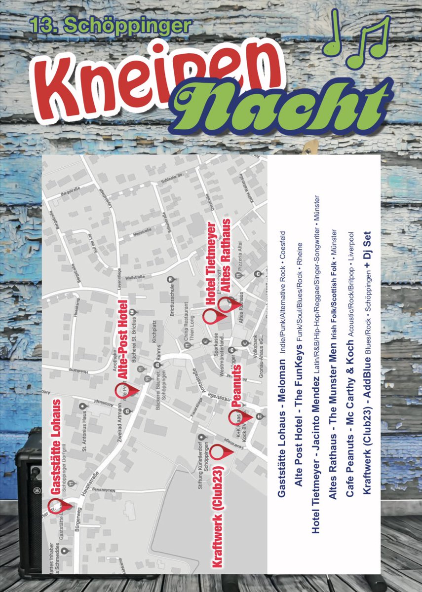 bluesfestival's tweet photo. 29.10.2022 #Kneipennacht in #Schöppingen https://t.co/8id5ZCGdym