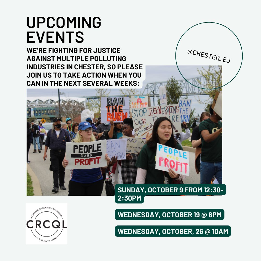 Chester Environmental Justice tweet media