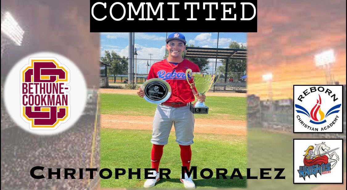 Reborn Christian Academy Baseball (@rebornacademy) on Twitter photo We are pleased to announce that COMMITTED Congratulations to Cristian Moralez FurtheringAcademy and Baseball Careers in Bethune CookmanUmiverity . We are very proud of you and we wish you the best of success! Blessings!!@bethunecookman <a href="/RebornAcademy/">Reborn Christian Academy Baseball</a> #bethune #baseball We are pleased to announce that COMMITTED Congratulations to Cristian Moralez FurtheringAcademy and Baseball Careers in Bethune CookmanUmiverity . We are very proud of you and we wish you the best of success! Blessings!!@bethunecookman <a href="/RebornAcademy/">Reborn Christian Academy Baseball</a> #bethune #baseball