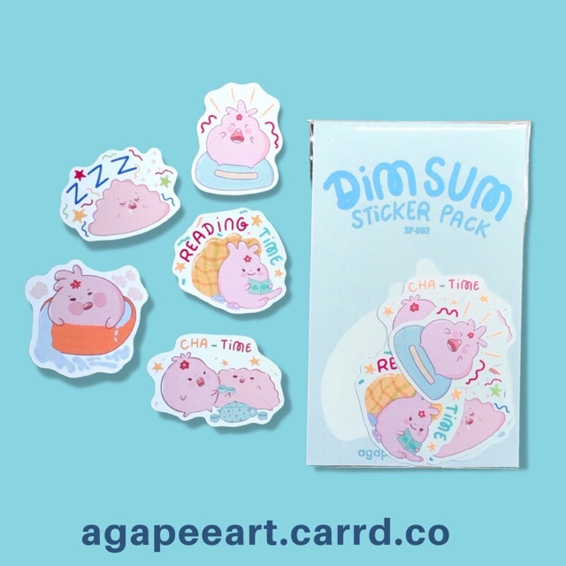 agapeeart's tweet photo. I'm selling Dimsum Waterproof stickers, Vinyl s... for RM1.50. Get it on Shopee now! https://t.co/3T9xY6qwnB #ShopeeMY https://t.co/IVhVl09QgU