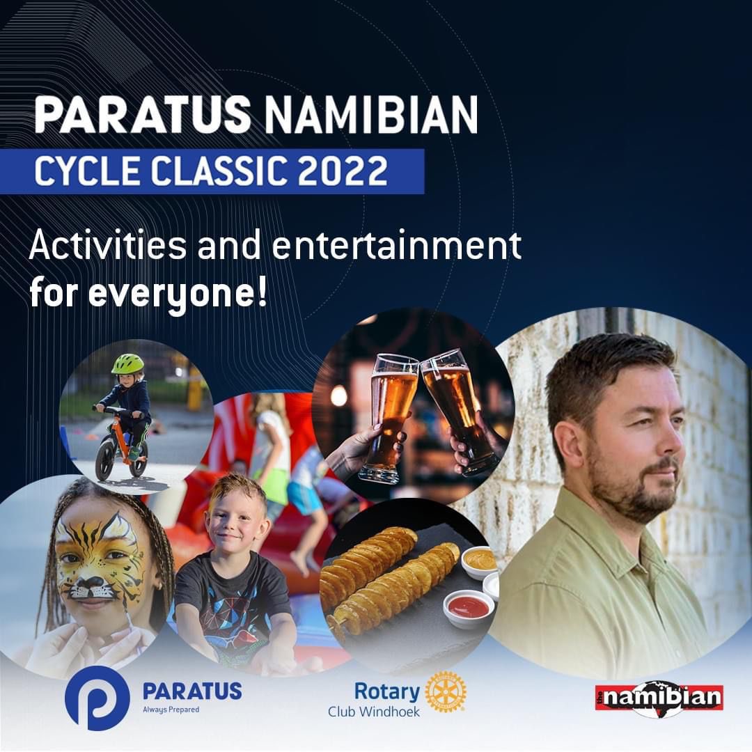 Tangeni Amupadhi (@tangeniamupadhi) on Twitter photo Cycling Saves Lives: health; no pollution; no transport costs…
Cycle often.
See you at the Cycle Classic fun and games 8-9 Oct 2022.
Courtesy of the Rotary Club, Paratus and The Namibian, which has been at it for more than 20 years.<a href="/TheNamibian/">The Namibian</a> <a href="/paratus_africa/">Paratus Africa</a> Cycling Saves Lives: health; no pollution; no transport costs…
Cycle often.
See you at the Cycle Classic fun and games 8-9 Oct 2022.
Courtesy of the Rotary Club, Paratus and The Namibian, which has been at it for more than 20 years.<a href="/TheNamibian/">The Namibian</a> <a href="/paratus_africa/">Paratus Africa</a>