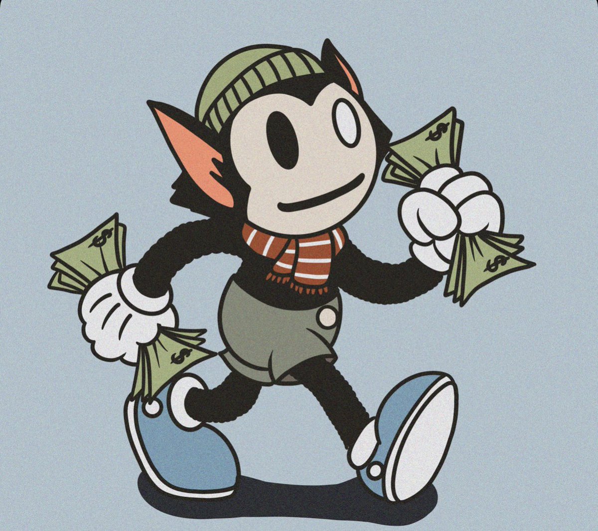 JFletchNFTs's tweet photo. Couldn’t pass this up.. love the cash hands!! 💵 💵 
.
@Cryptoon_Goonz 👺 https://t.co/1ShbqDMmEa