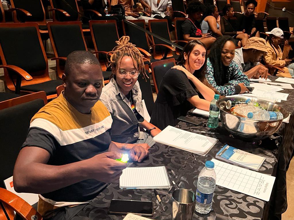 PoetryAfrica's tweet photo. Our judges for the Slam Jam Semi- Finals @SabeloSoko @Thando_Fuze @manabugallo @LydolSlam 

Let’s go 🔥🔥🔥 https://t.co/gnOs4RYPap