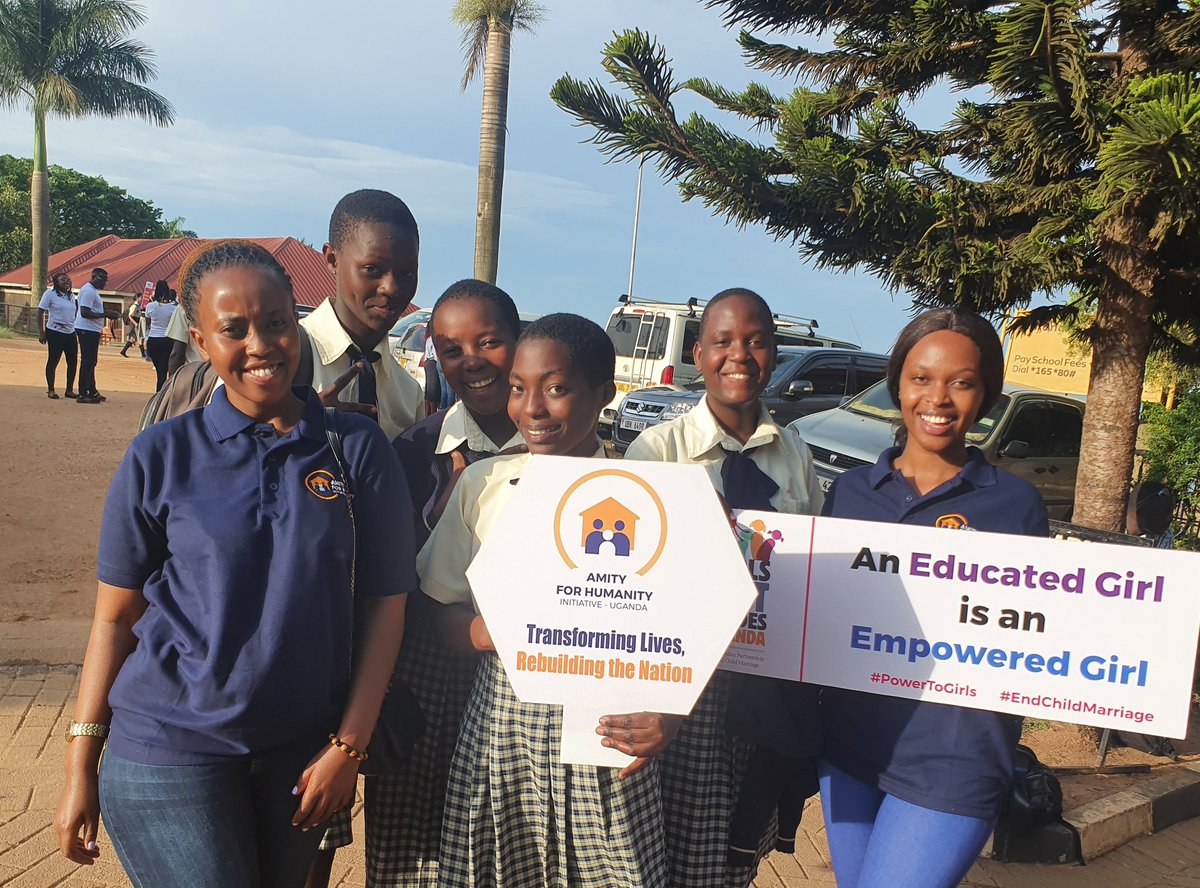 amity_uganda's tweet photo. We passed on the message of having an educated girl child as one of the means of ending child marriage.
#KeepInSchool
#IDG2022
#DayofTheGirl https://t.co/DWlcj6UPpK