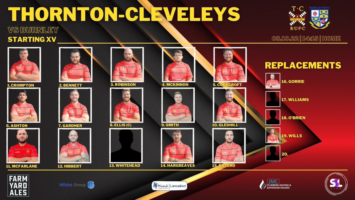 Thornton Clys. Rugby (@tcrufc) on Twitter photo 🚨 Team News 🚨
Here is this weeks team to face <a href="/Burnley_RUFC/">Burnley RUFC</a> in the Lancs Cup Competition 🏆
⏰ Please be aware that kick off will 14:15 for cup fixtures ⏰ 🚨 Team News 🚨
Here is this weeks team to face <a href="/Burnley_RUFC/">Burnley RUFC</a> in the Lancs Cup Competition 🏆
⏰ Please be aware that kick off will 14:15 for cup fixtures ⏰