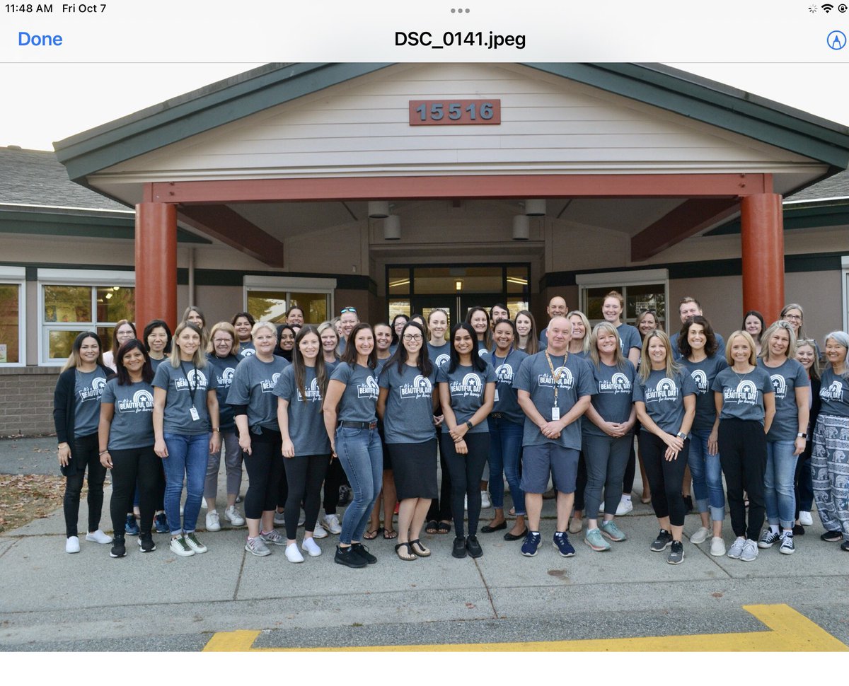 “It’s a beautiful day for learning!” #sd36learn