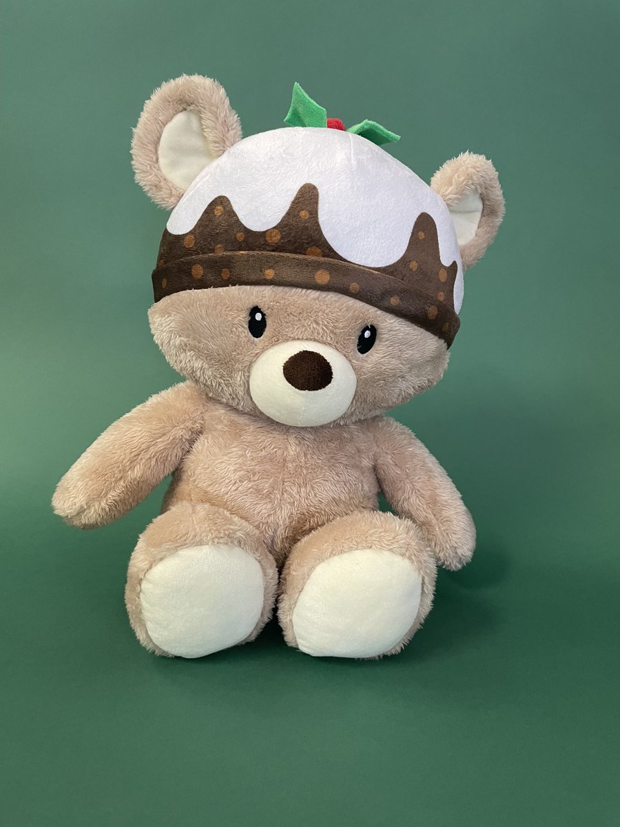 Say hello to Pudding bear 🎄🐻  
He's the cuddliest &amp; softest bear around and perfect for all ages.   
A great Christmas present - he's available instore &amp; online now! 

clintonsretail.com/collections/be…
  
#clintons #softtoy #christmas