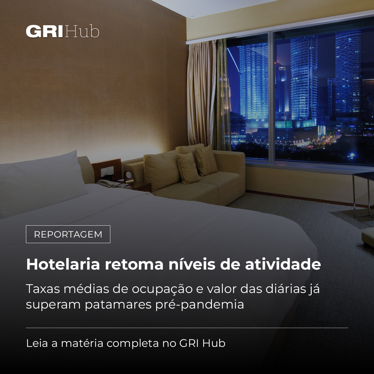 GRI_Institute's tweet photo. REPORTAGEM | Hotelaria retoma níveis de ocupação pré-pandemia e sobe o valor das diárias.🔗Confira: https://t.co/n8BhxBLuR5
#griclub #hotelaria #multipropriedade #brasil https://t.co/MabyvzwOpG
