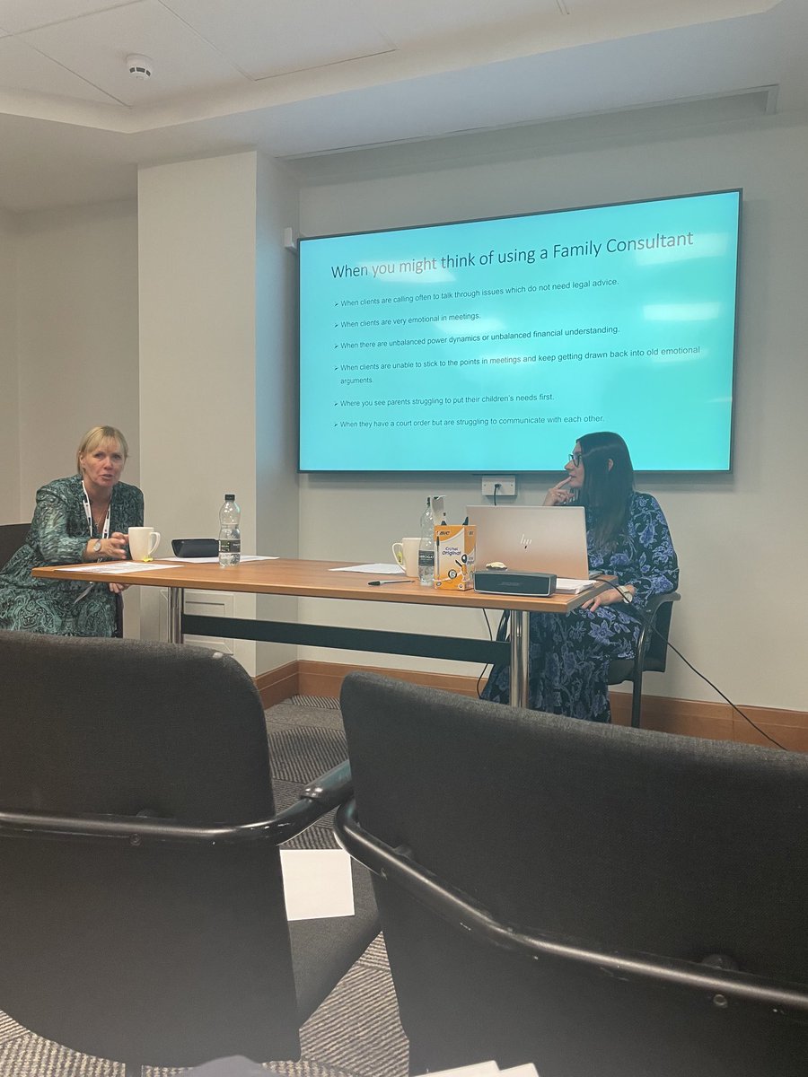 Chifamilylawyer's tweet photo. Fabulous #FPConf22. Really enjoyed the two days. Particularly enjoyed today’s workshop by @adele201066 and my fab colleague @LaurenLegal on how/when to use a Family Consultant. We should be using them far more. Speaking of which, @AnnmarieCarvy you were missed https://t.co/OAoNi1qfFE