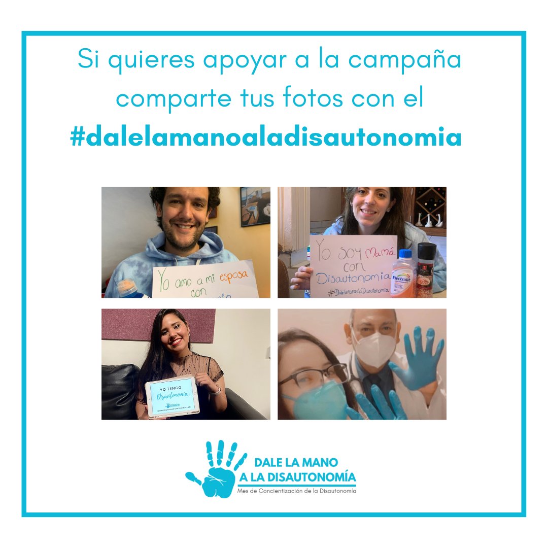 L@S invitamos a seguirnos en Instagram! para que no  te pierdas nada de la campaña #dalelamanoaladisautonomia 
instagram.com/disautonomiacl
Participa en nuestros encuentros, live,  actividades de manitos pintadas, comparte nuestras publicaciones y  ayúdanos a ser más visibles.