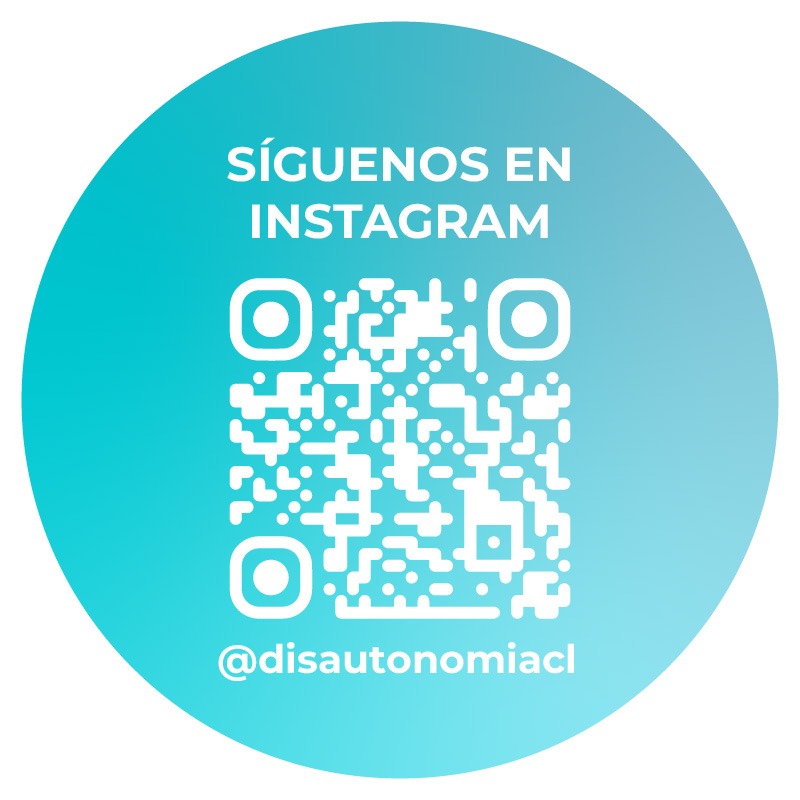 L@S invitamos a seguirnos en Instagram! para que no  te pierdas nada de la campaña #dalelamanoaladisautonomia 
instagram.com/disautonomiacl
Participa en nuestros encuentros, live,  actividades de manitos pintadas, comparte nuestras publicaciones y  ayúdanos a ser más visibles.