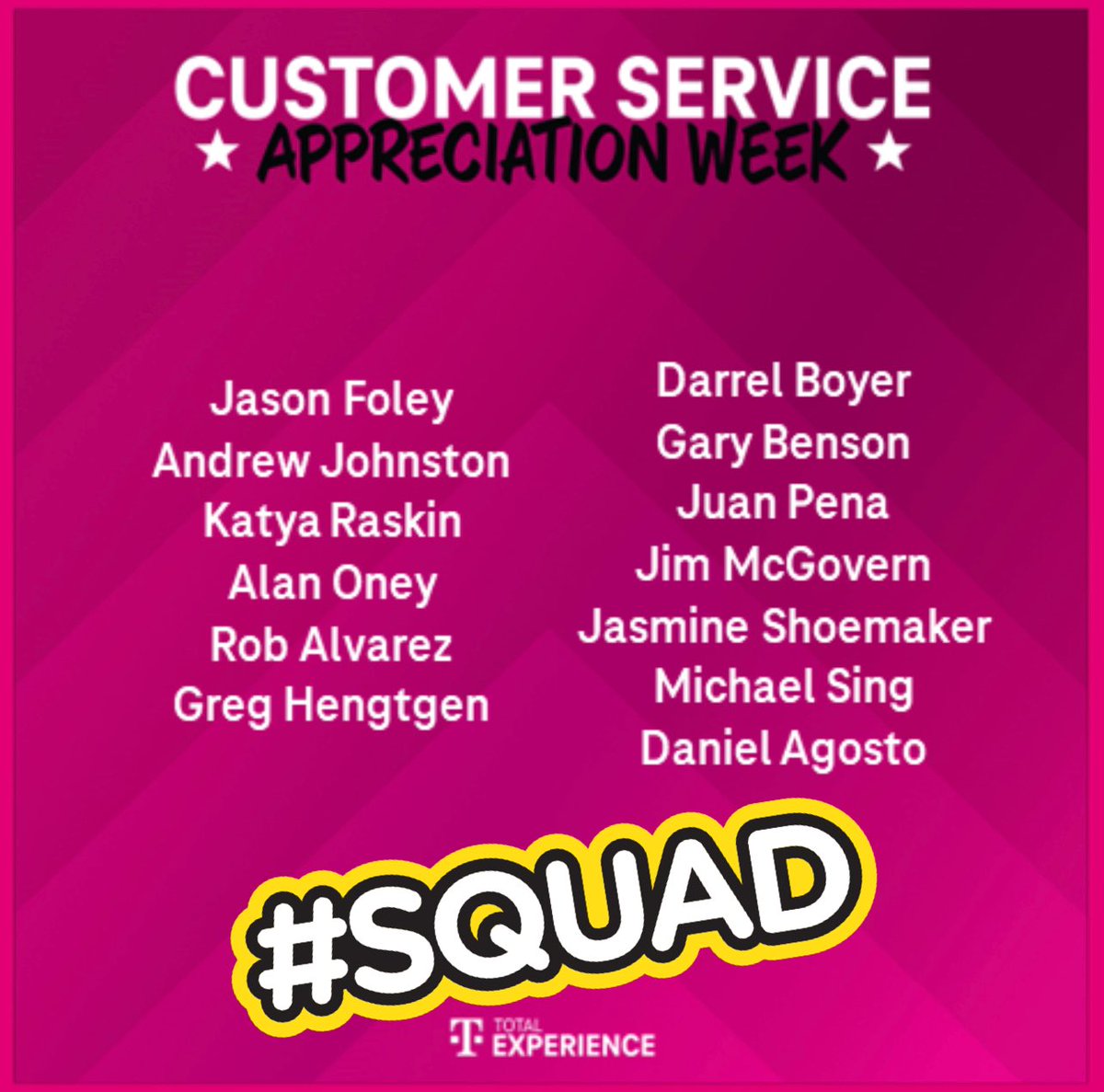 I have to recognize those that support those that support our customers! I appreciate the hard work our market puts in led by these amazing leaders! There is no way we can do what we do w/out them supporting & fighting for their front line! @AnnieG_FL @thayesnet #SEPowerOfLove