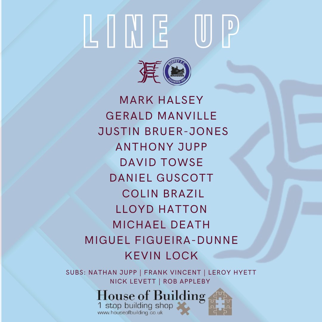 HorleyTownVets's tweet photo. After our resounding 8-1 win last time out, we welcome the @RoffeyFC Vets to the New Defence this evening. 

We line up as follows… https://t.co/6A0xb2Jv0n