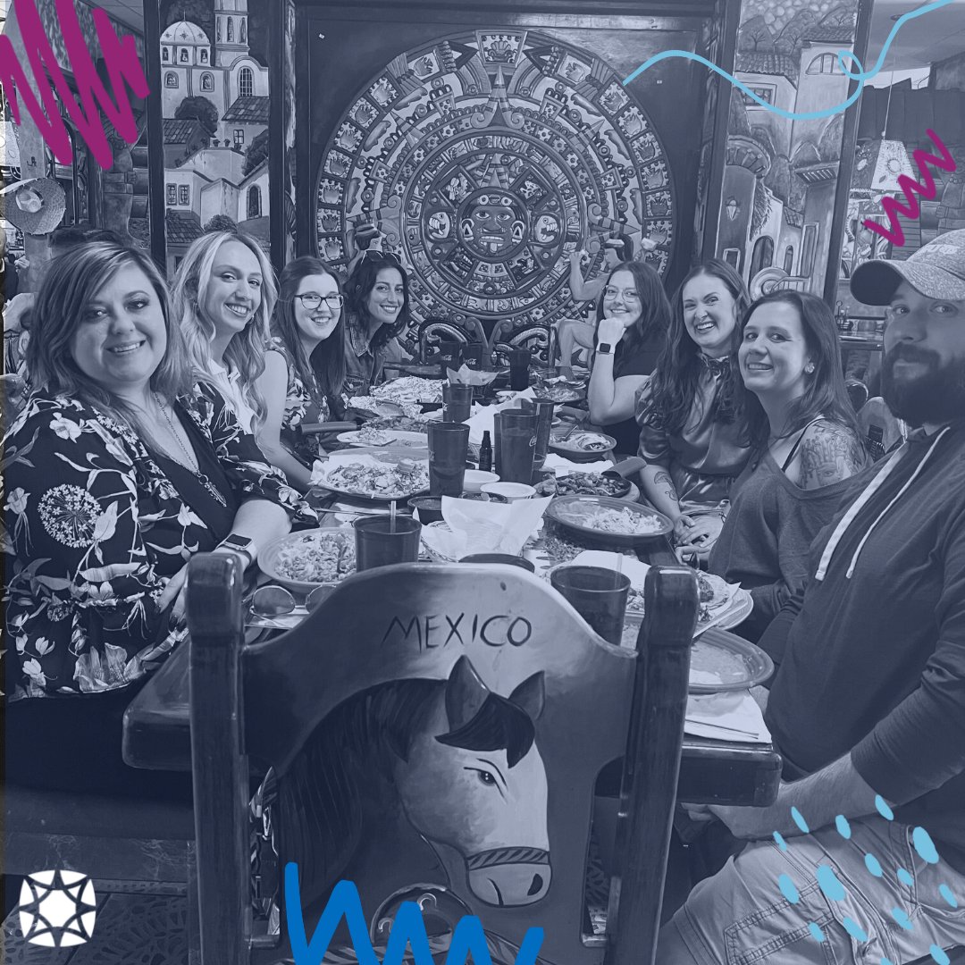 SapphireStrat's tweet photo. We had so much fun last week at our team retreat! Jenn treated the team to professional headshots, a delicious lunch, and a mini-golf competition. Prizes were won, fun was had, and memories were made! ⛳💎 #maythecoursebewithyou https://t.co/uTelfgL94F