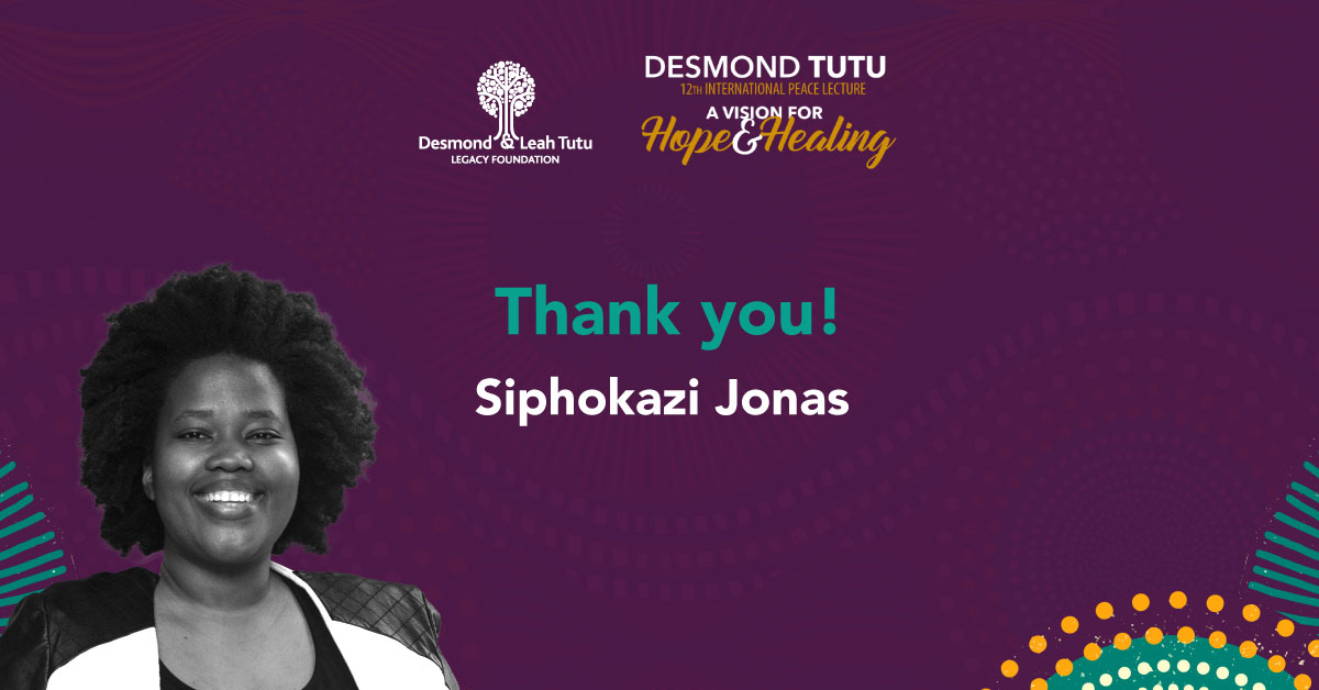 Thank you, @Siphokazi_J, for sharing your powerful words as we honour the extraordinary life of @TheDesmondTutu #TutuPeace2022 #HopeAndHealing #TutuLegacy #DesmondTutu