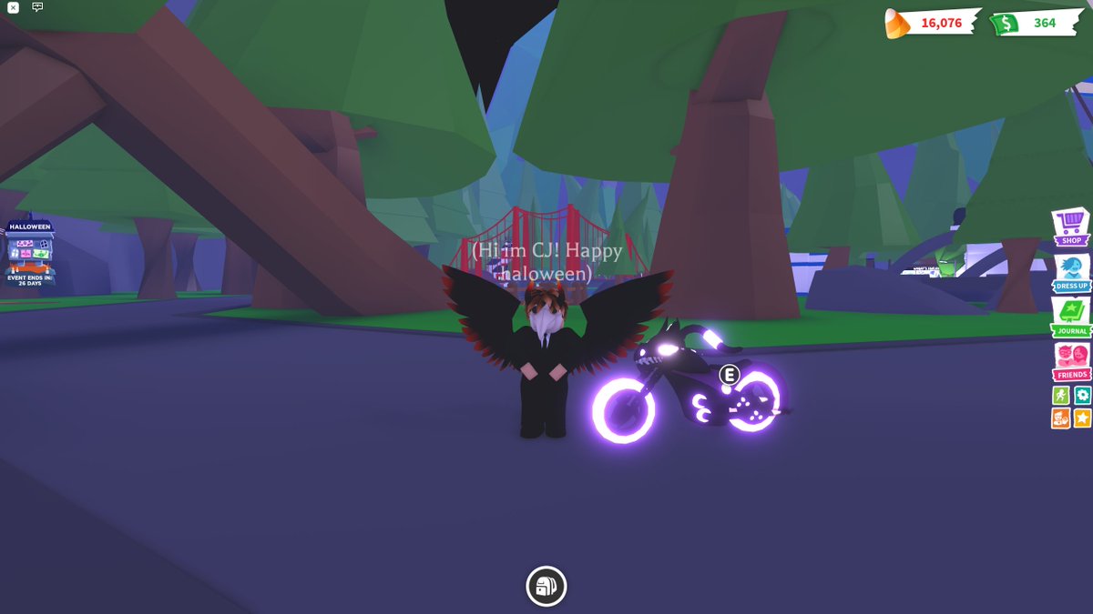 BoxyCJ's tweet photo. @PlayAdoptMe Ok i know this is not a pet but. There is a few things wrong with the shadow rider i think. The arms hands does not touch the where they should. (See picture.) I also think you should boost its speed. I think its one of adopt me's best veachiles. And idk what my fav pet is. https://t.co/4fo3wduiAe