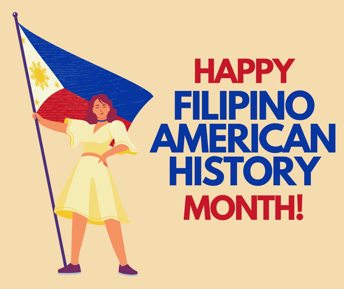 Mentor4ChangeLA's tweet photo. The first Filipino American History Month (FAHM) was celebrated in October 1992 and was officially recognized nationally in 2009. 

How will you be celebrating this month? Who are some of your favorite Filipino Americans today? Tag them below! 🇵🇭

#fahm #filipinoamerican #mfc https://t.co/A5iuWfI3Td