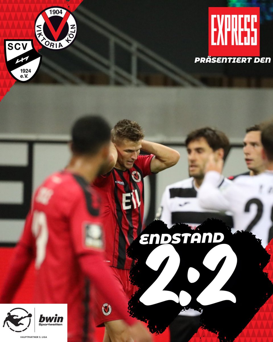 viktoria1904's tweet photo. โฆ 93. Minute und Verl gleicht aus.
________
#SCVVIK #Vussball #3Liga https://t.co/yMyfjIUFt4