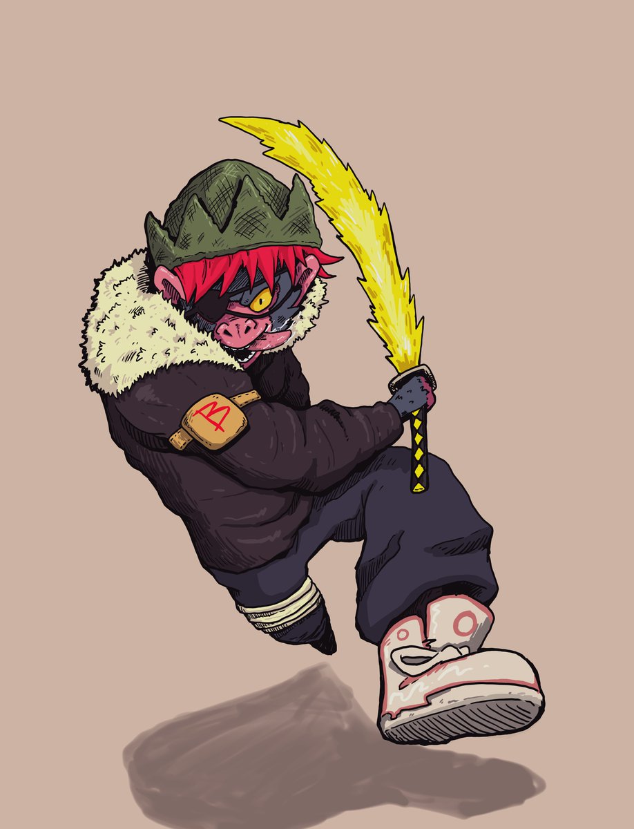 Meet Slash
Follow for more awesome nft art 
#NFT  #NFTs #nftart #nftartist #nftdrop #nftcollectible #nftcollection #nftcollectors #nftcommunity <a href="/opensea/">OpenSea</a>