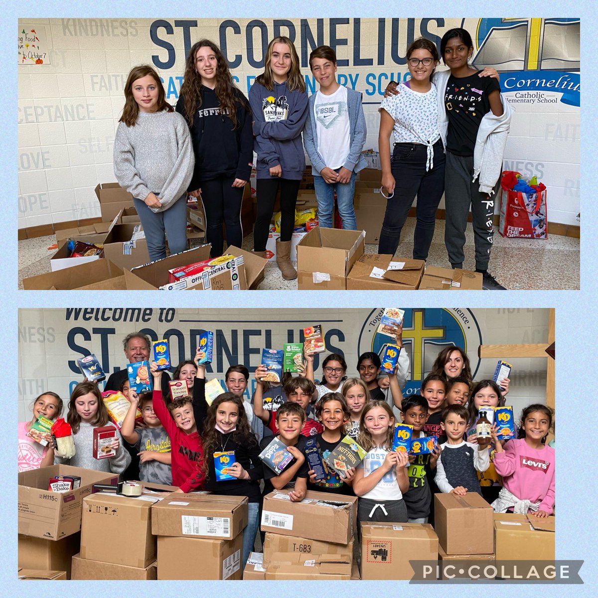 Thank you for your generosity and kindness. Faith in Action! kindness in Action.