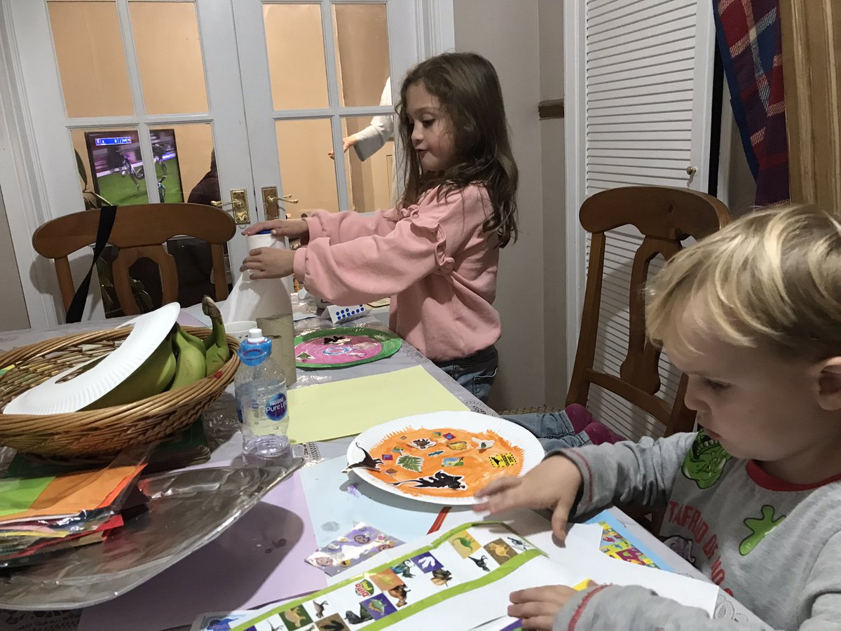 JennyRamsay86's tweet image. It’s @WorldSpaceWeek and we’re embracing its Space &amp;amp; Sustainability theme by creating our own planets using household items. We talked about what our planets would need - top of James’ list was fire and dinosaurs, whilst Liv opted for ice and plants 🪐 #WorldSpaceWeek2022