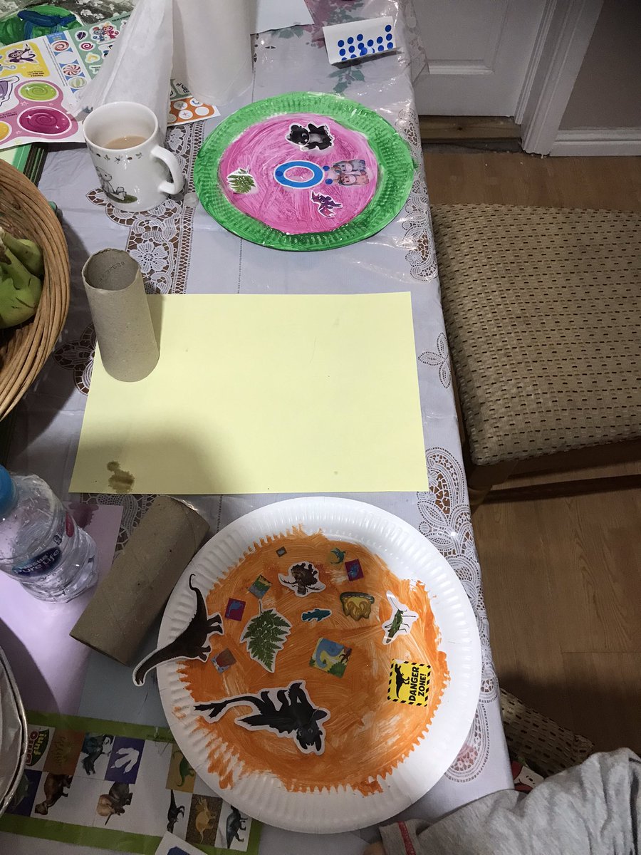 JennyRamsay86's tweet image. It’s @WorldSpaceWeek and we’re embracing its Space &amp;amp; Sustainability theme by creating our own planets using household items. We talked about what our planets would need - top of James’ list was fire and dinosaurs, whilst Liv opted for ice and plants 🪐 #WorldSpaceWeek2022