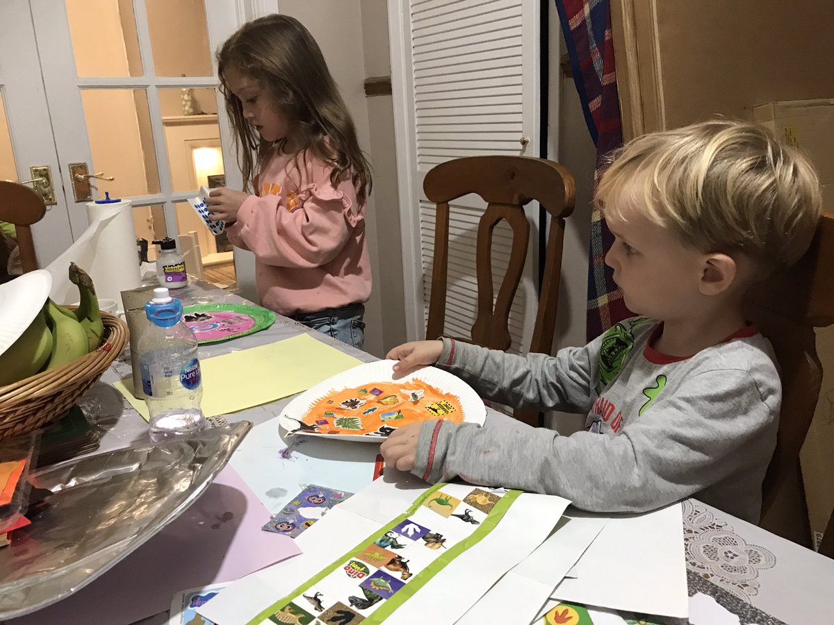 JennyRamsay86's tweet image. It’s @WorldSpaceWeek and we’re embracing its Space &amp;amp; Sustainability theme by creating our own planets using household items. We talked about what our planets would need - top of James’ list was fire and dinosaurs, whilst Liv opted for ice and plants 🪐 #WorldSpaceWeek2022