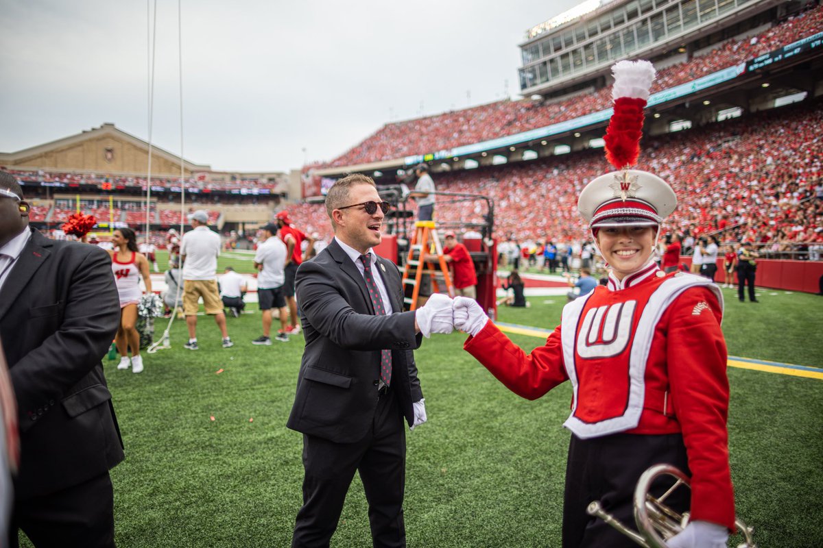 badgerband's tweet photo. We'd like to take a moment to thank our incredible staff for everything they do for this band. They work so hard to help us put on amazing shows every pregame and halftime, and we don't know what we'd do without them. Thank you for everything!
#EatARock
📸: @pxphotography https://t.co/77WfjCtFHi