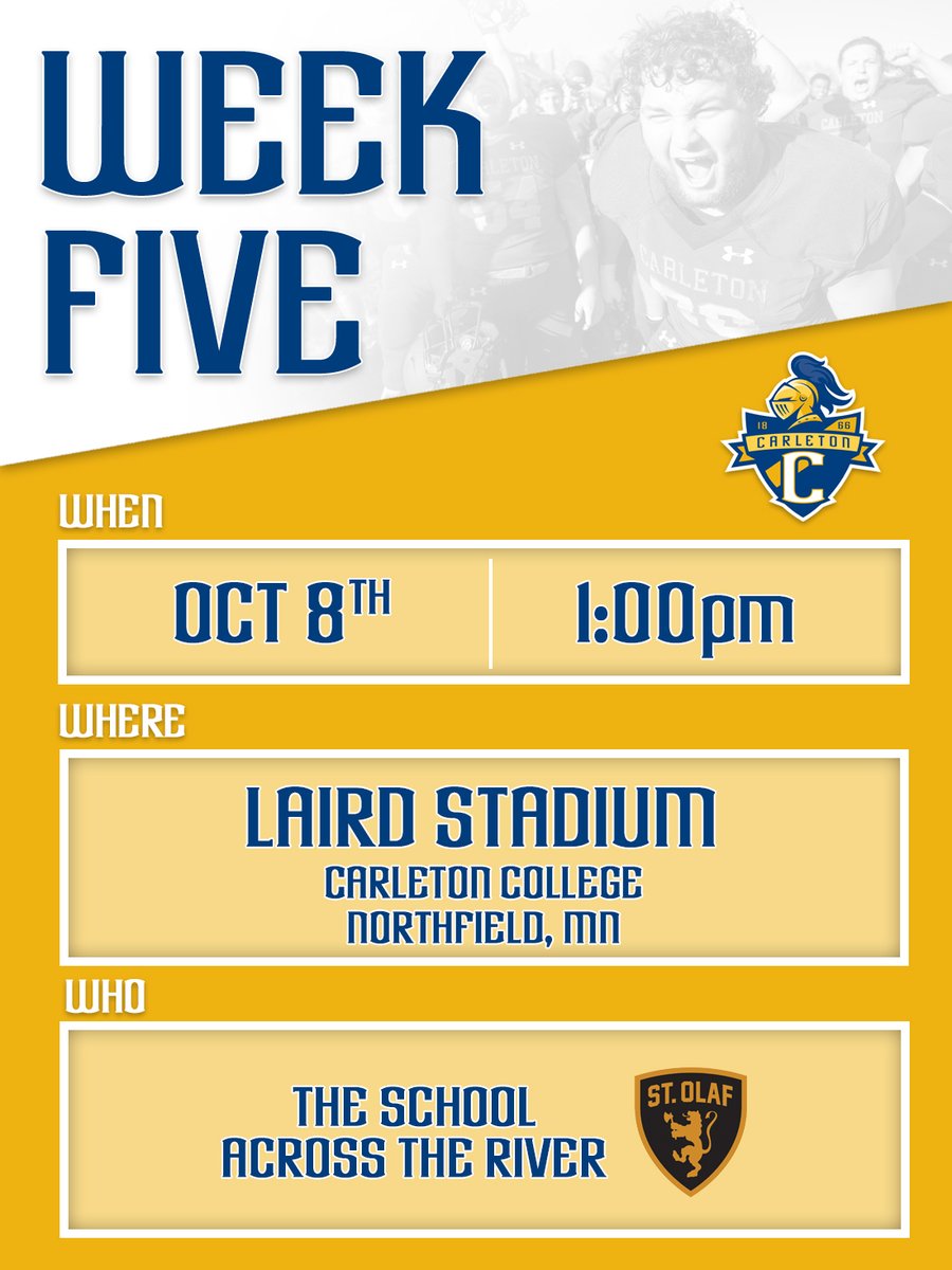 Carleton Football tweet media