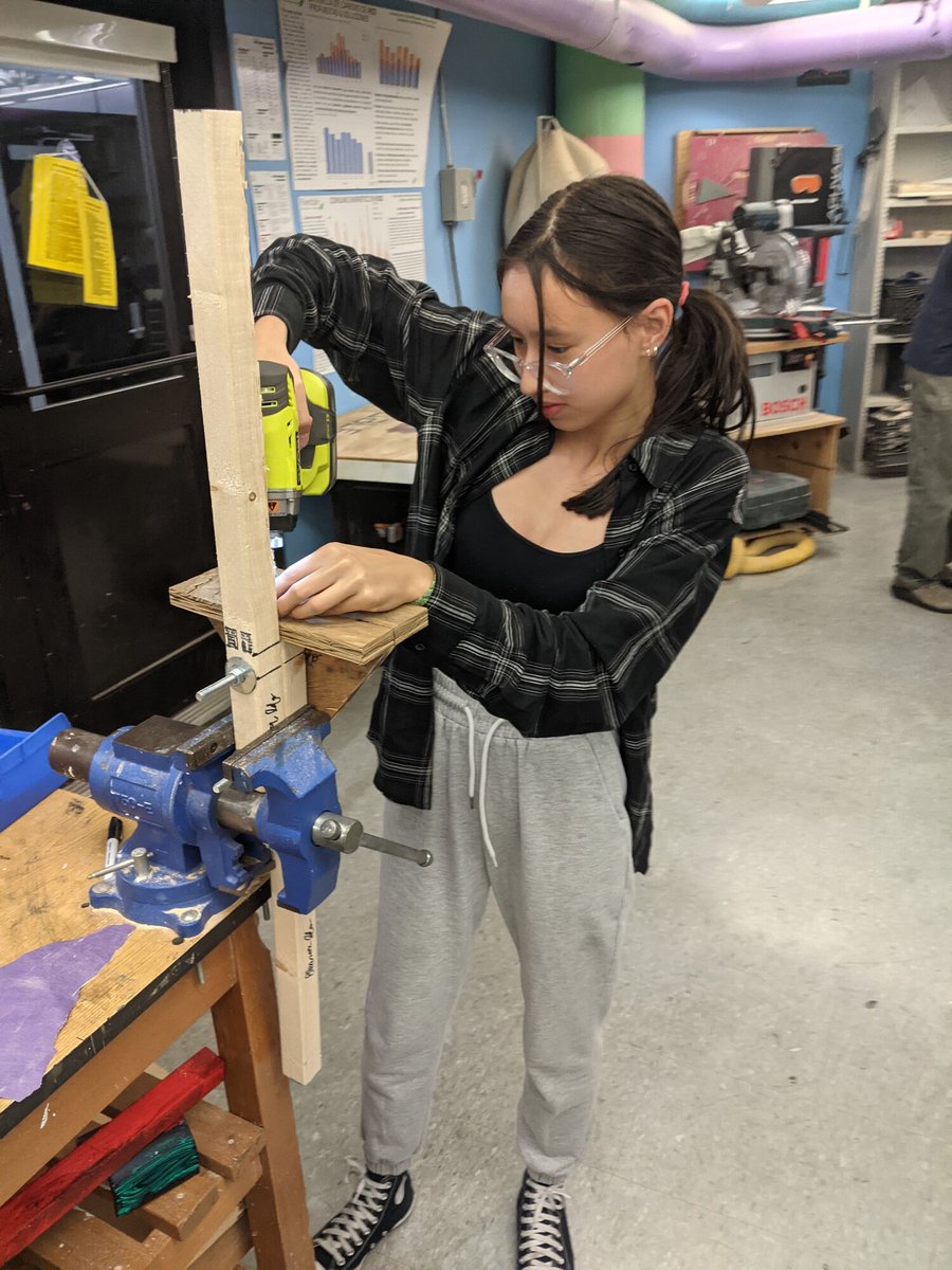Eighth-graders put their design-thinking and woodworking skills to use in the Maker Lab, building stilts from scratch. Rose Field was the venue for a successful test run of their problem-solving and stilt-walking skills! 

#riverdalelearningexperience #designthinking #makerspace